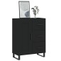 vidaXL Sideboard Schwarz 69,5x34x90 cm Holzwerkstoff vidaXL Sideboard Schwarz 69,5x34x90 cm Holzwerkstoff