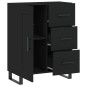 vidaXL Sideboard Schwarz 69,5x34x90 cm Holzwerkstoff vidaXL Sideboard Schwarz 69,5x34x90 cm Holzwerkstoff