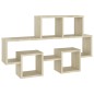 vidaXL Wandregal in Autoform Sonoma-Eiche 82x15x51 cm Holzwerkstoff vidaXL Wandregal in Autoform Sonoma-Eiche 82x15x51 cm Holzwerkstoff