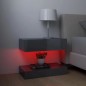 vidaXL TV-Schränke mit LED-Leuchten 2 Stk. Hochglanz-Grau 60x35 cm vidaXL TV-Schränke mit LED-Leuchten 2 Stk. Hochglanz-Grau 60x35 cm
