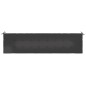 Gartenbank-Auflage Schwarz 150x50x3 cm Oxford-Gewebe Gartenbank-Auflage Schwarz 150x50x3 cm Oxford-Gewebe