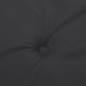 Gartenbank-Auflage Schwarz 150x50x3 cm Oxford-Gewebe Gartenbank-Auflage Schwarz 150x50x3 cm Oxford-Gewebe