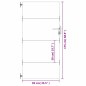 vidaXL Gartentor 85x175 cm Cortenstahl vidaXL Gartentor 85x175 cm Cortenstahl