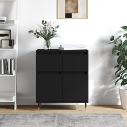vidaXL Sideboard Schwarz 60x35x70 cm Holzwerkstoff