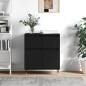 vidaXL Sideboard Schwarz 60x35x70 cm Holzwerkstoff vidaXL Sideboard Schwarz 60x35x70 cm Holzwerkstoff