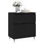 vidaXL Sideboard Schwarz 60x35x70 cm Holzwerkstoff vidaXL Sideboard Schwarz 60x35x70 cm Holzwerkstoff
