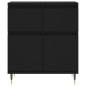 vidaXL Sideboard Schwarz 60x35x70 cm Holzwerkstoff vidaXL Sideboard Schwarz 60x35x70 cm Holzwerkstoff