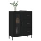 vidaXL Sideboard Schwarz 69,5x34x90 cm Holzwerkstoff vidaXL Sideboard Schwarz 69,5x34x90 cm Holzwerkstoff