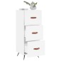 vidaXL Sideboard Weiß 34,5x34x90 cm Holzwerkstoff vidaXL Sideboard Weiß 34,5x34x90 cm Holzwerkstoff