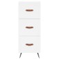 vidaXL Sideboard Weiß 34,5x34x90 cm Holzwerkstoff vidaXL Sideboard Weiß 34,5x34x90 cm Holzwerkstoff