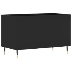 vidaXL Plattenschrank Schwarz 74,5x38x48 cm Holzwerkstoff