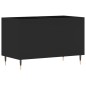 vidaXL Plattenschrank Schwarz 74,5x38x48 cm Holzwerkstoff vidaXL Plattenschrank Schwarz 74,5x38x48 cm Holzwerkstoff