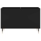 vidaXL Plattenschrank Schwarz 74,5x38x48 cm Holzwerkstoff vidaXL Plattenschrank Schwarz 74,5x38x48 cm Holzwerkstoff