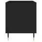 vidaXL Plattenschrank Schwarz 74,5x38x48 cm Holzwerkstoff vidaXL Plattenschrank Schwarz 74,5x38x48 cm Holzwerkstoff