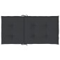 Gartenstuhlauflagen für Niedriglehner 4 Stk. Schwarz 100x50x3cm Gartenstuhlauflagen für Niedriglehner 4 Stk. Schwarz 100x50x3cm