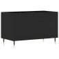 vidaXL Plattenschrank Schwarz 74,5x38x48 cm Holzwerkstoff vidaXL Plattenschrank Schwarz 74,5x38x48 cm Holzwerkstoff