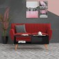 vidaXL Couchtisch Hochglanz-Schwarz 100x49,5x43 cm Holzwerkstoff vidaXL Couchtisch Hochglanz-Schwarz 100x49,5x43 cm Holzwerkstoff
