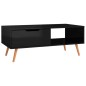 vidaXL Couchtisch Hochglanz-Schwarz 100x49,5x43 cm Holzwerkstoff vidaXL Couchtisch Hochglanz-Schwarz 100x49,5x43 cm Holzwerkstoff