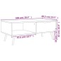 vidaXL Couchtisch Hochglanz-Schwarz 100x49,5x43 cm Holzwerkstoff vidaXL Couchtisch Hochglanz-Schwarz 100x49,5x43 cm Holzwerkstoff