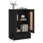 vidaXL Highboard Schwarz 69,5x31x115 cm Holzwerkstoff vidaXL Highboard Schwarz 69,5x31x115 cm Holzwerkstoff