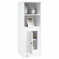 vidaXL Highboard Hochglanz-Weiß 36x35,5x103,5 cm Holzwerkstoff vidaXL Highboard Hochglanz-Weiß 36x35,5x103,5 cm Holzwerkstoff