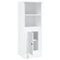 vidaXL Highboard Hochglanz-Weiß 36x35,5x103,5 cm Holzwerkstoff vidaXL Highboard Hochglanz-Weiß 36x35,5x103,5 cm Holzwerkstoff