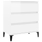 vidaXL Sideboard Hochglanz-Weiß 60x35x70 cm Holzwerkstoff vidaXL Sideboard Hochglanz-Weiß 60x35x70 cm Holzwerkstoff