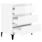 vidaXL Sideboard Hochglanz-Weiß 60x35x70 cm Holzwerkstoff vidaXL Sideboard Hochglanz-Weiß 60x35x70 cm Holzwerkstoff