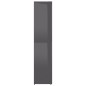 vidaXL Schuhschrank Hochglanz-Grau 80x39x178 cm Holzwerkstoff vidaXL Schuhschrank Hochglanz-Grau 80x39x178 cm Holzwerkstoff