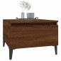 vidaXL Beistelltische 2 Stk. Braun Eiche 50x46x35 cm Holzwerkstoff vidaXL Beistelltische 2 Stk. Braun Eiche 50x46x35 cm Holzwerkstoff