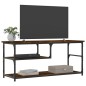 vidaXL TV-Schrank Räuchereiche 103x38x46,5 cm Holzwerkstoff und Stahl vidaXL TV-Schrank Räuchereiche 103x38x46,5 cm Holzwerkstoff und Stahl