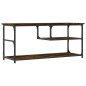 vidaXL TV-Schrank Räuchereiche 103x38x46,5 cm Holzwerkstoff und Stahl vidaXL TV-Schrank Räuchereiche 103x38x46,5 cm Holzwerkstoff und Stahl
