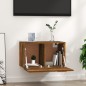 vidaXL Wandschrank Räuchereiche 60x36,5x35 cm Holzwerkstoff