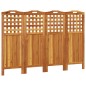 vidaXL 4-tlg. Paravent 162x2x115 cm Massivholz Akazie vidaXL 4-tlg. Paravent 162x2x115 cm Massivholz Akazie