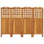 vidaXL 4-tlg. Paravent 162x2x115 cm Massivholz Akazie vidaXL 4-tlg. Paravent 162x2x115 cm Massivholz Akazie
