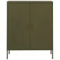 vidaXL Lagerschrank Olivgrün 80x35x101,5 cm Stahl vidaXL Lagerschrank Olivgrün 80x35x101,5 cm Stahl