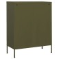 vidaXL Lagerschrank Olivgrün 80x35x101,5 cm Stahl vidaXL Lagerschrank Olivgrün 80x35x101,5 cm Stahl