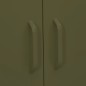 vidaXL Lagerschrank Olivgrün 80x35x101,5 cm Stahl vidaXL Lagerschrank Olivgrün 80x35x101,5 cm Stahl