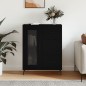 vidaXL Sideboard Schwarz 69,5x34x90 cm Holzwerkstoff vidaXL Sideboard Schwarz 69,5x34x90 cm Holzwerkstoff