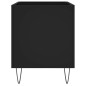 vidaXL Plattenschrank Schwarz 74,5x38x48 cm Holzwerkstoff vidaXL Plattenschrank Schwarz 74,5x38x48 cm Holzwerkstoff