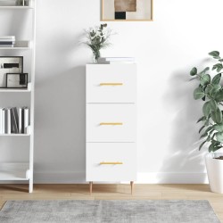 vidaXL Sideboard Weiß 34,5x34x90 cm Holzwerkstoff