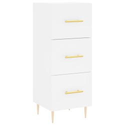 vidaXL Sideboard Weiß 34,5x34x90 cm Holzwerkstoff
