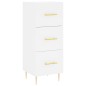 vidaXL Sideboard Weiß 34,5x34x90 cm Holzwerkstoff vidaXL Sideboard Weiß 34,5x34x90 cm Holzwerkstoff