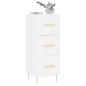 vidaXL Sideboard Weiß 34,5x34x90 cm Holzwerkstoff vidaXL Sideboard Weiß 34,5x34x90 cm Holzwerkstoff