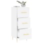 vidaXL Sideboard Weiß 34,5x34x90 cm Holzwerkstoff vidaXL Sideboard Weiß 34,5x34x90 cm Holzwerkstoff