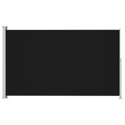 vidaXL Seitenmarkise Ausziehbar 180x300 cm Schwarz