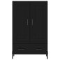 vidaXL Highboard Schwarz 69,5x31x115 cm Holzwerkstoff vidaXL Highboard Schwarz 69,5x31x115 cm Holzwerkstoff