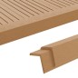 vidaXL Winkelleisten 5 Stk. WPC 170 cm Teakholzfarbe vidaXL Winkelleisten 5 Stk. WPC 170 cm Teakholzfarbe