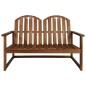 vidaXL Gartenbank 110 cm Massivholz Akazie vidaXL Gartenbank 110 cm Massivholz Akazie