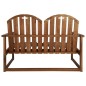 vidaXL Gartenbank 110 cm Massivholz Akazie vidaXL Gartenbank 110 cm Massivholz Akazie